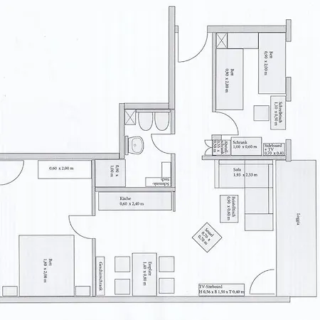 Apartmán Haus Germania, Penthouse S3 Westerland